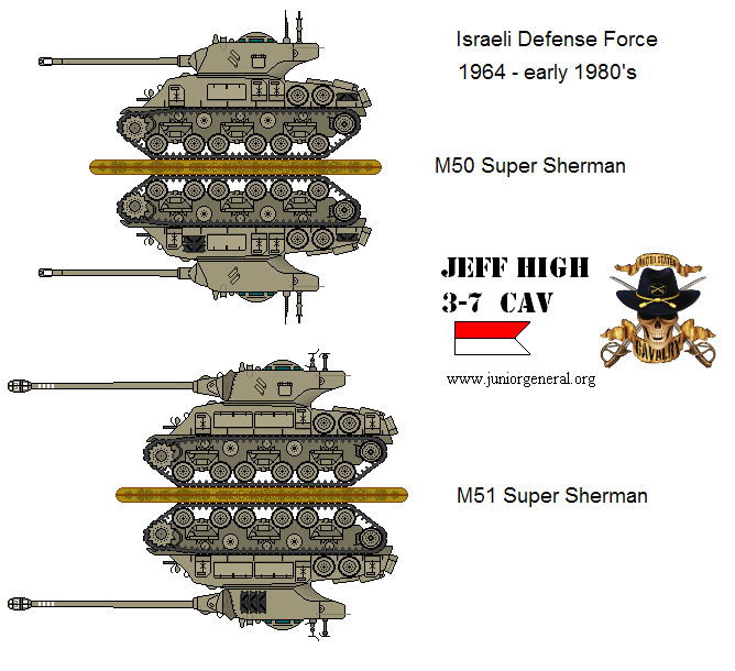 Israeli Super Sherman Tank