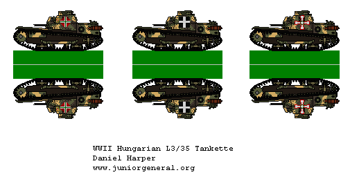 Hungarian L3/35 Tankette