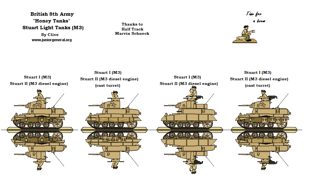 Stuart Light Tanks (North Africa)