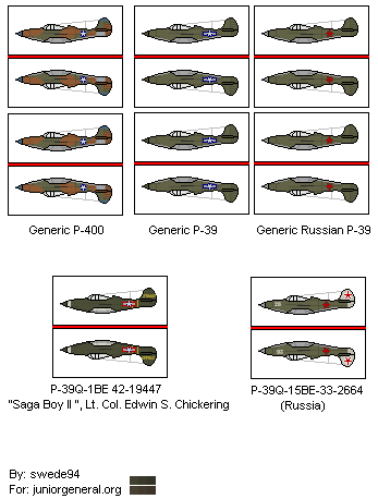 P-39 & P-400 Planes