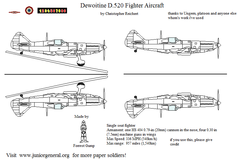 Dewoitine D.520 Fighter