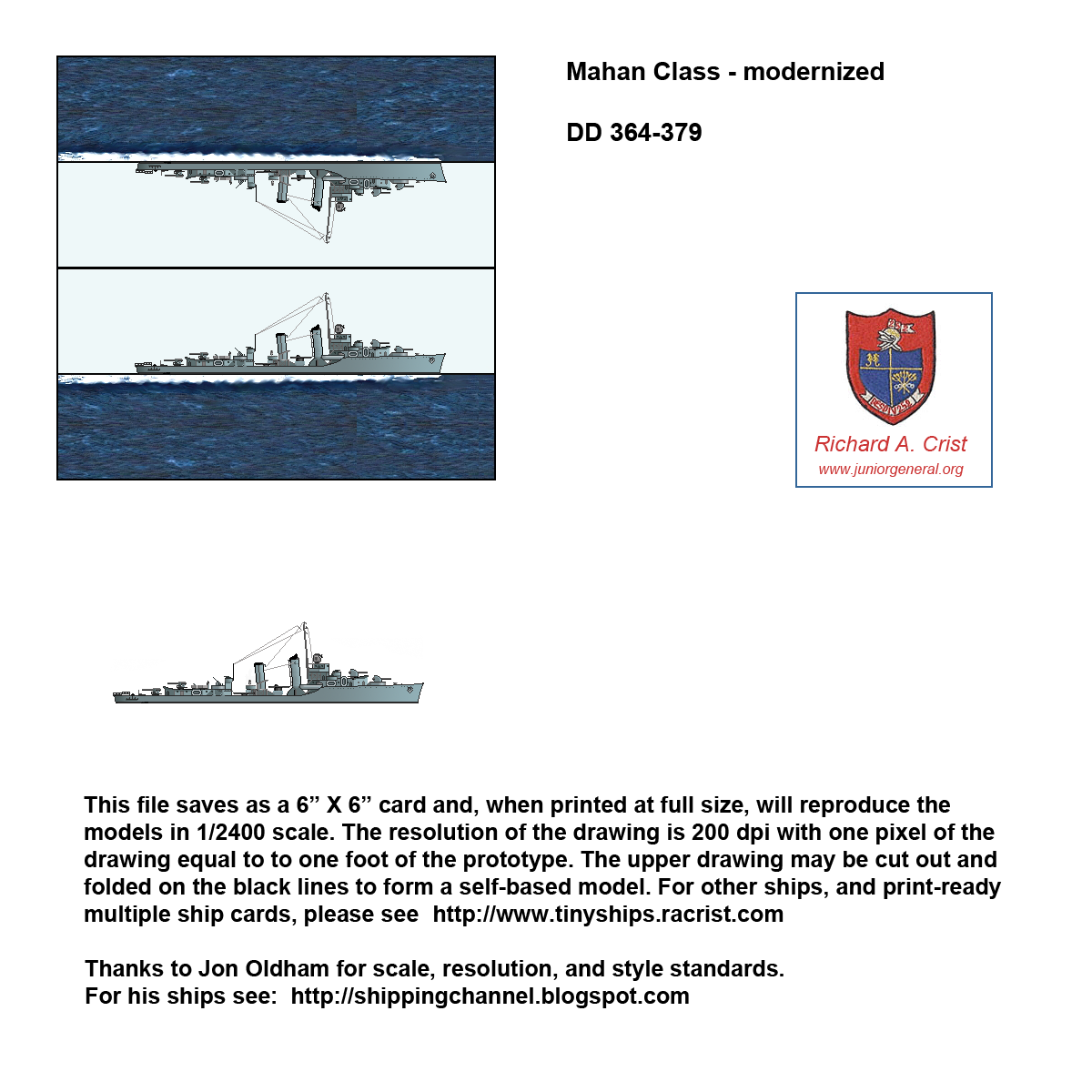 US Mahan Class Destroyer