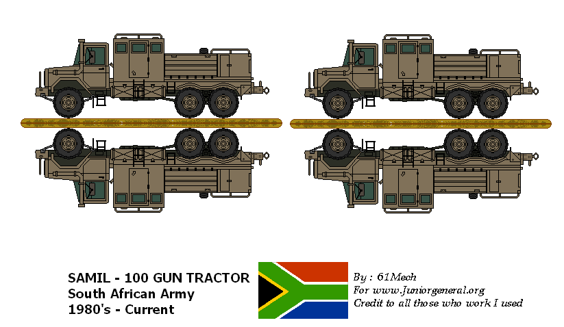 South African SAMIL-100 Gun Tractor