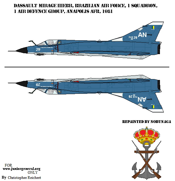 Brazilian Dassault Mirage IIIEBR
