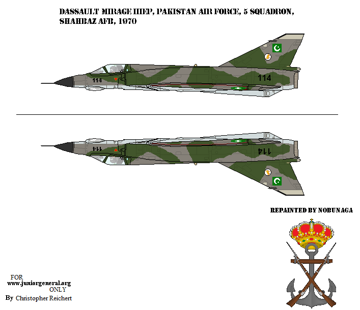 Pakistani Dassault Mirage IIIEP