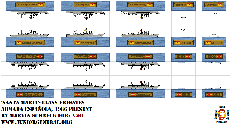 Spanish Santa Maria Class Frigates