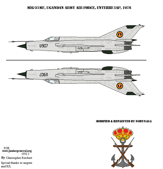 Ugandan MiG-21 MF