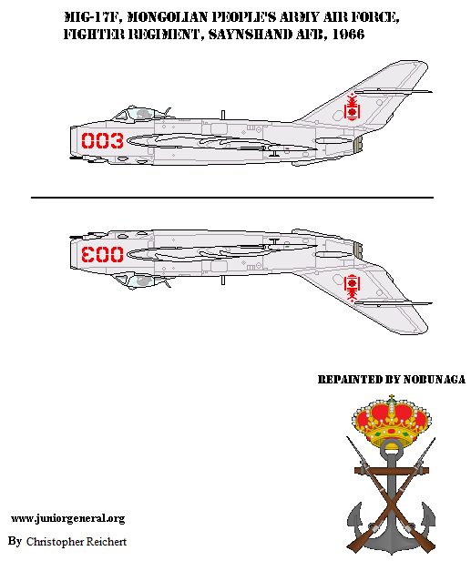Mongolian MiG-17F