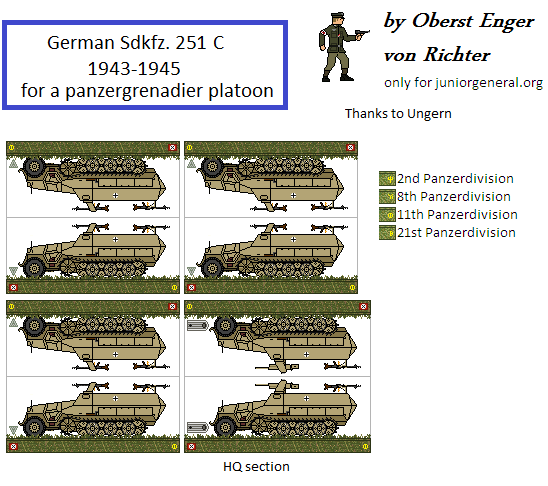 German Sdkfz 251 C Half-Track