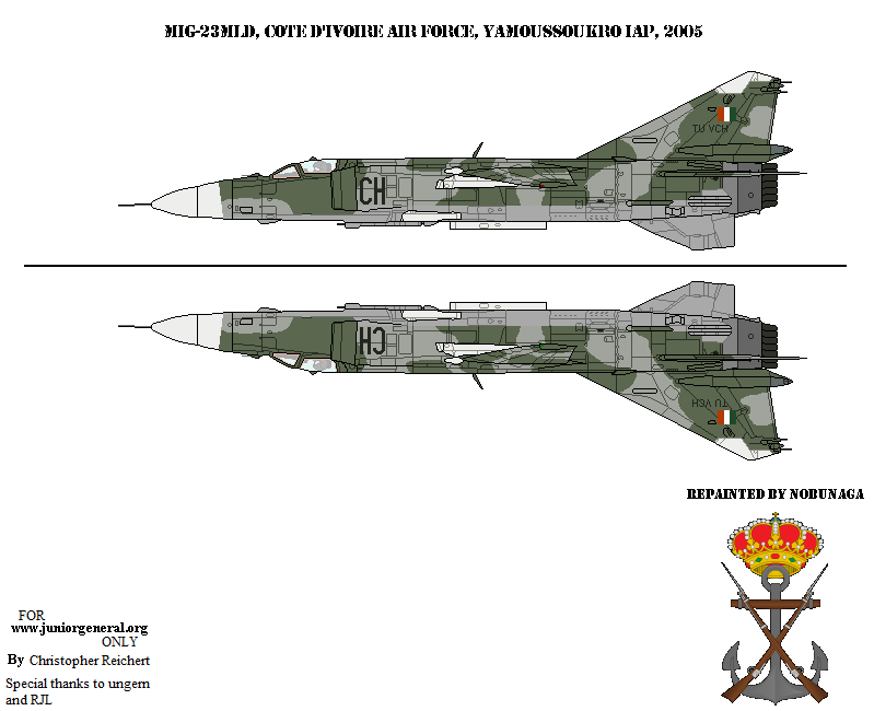 Ivory Coast MiG-23MLD