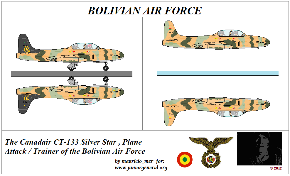 Bolivian Canadair CT-133
