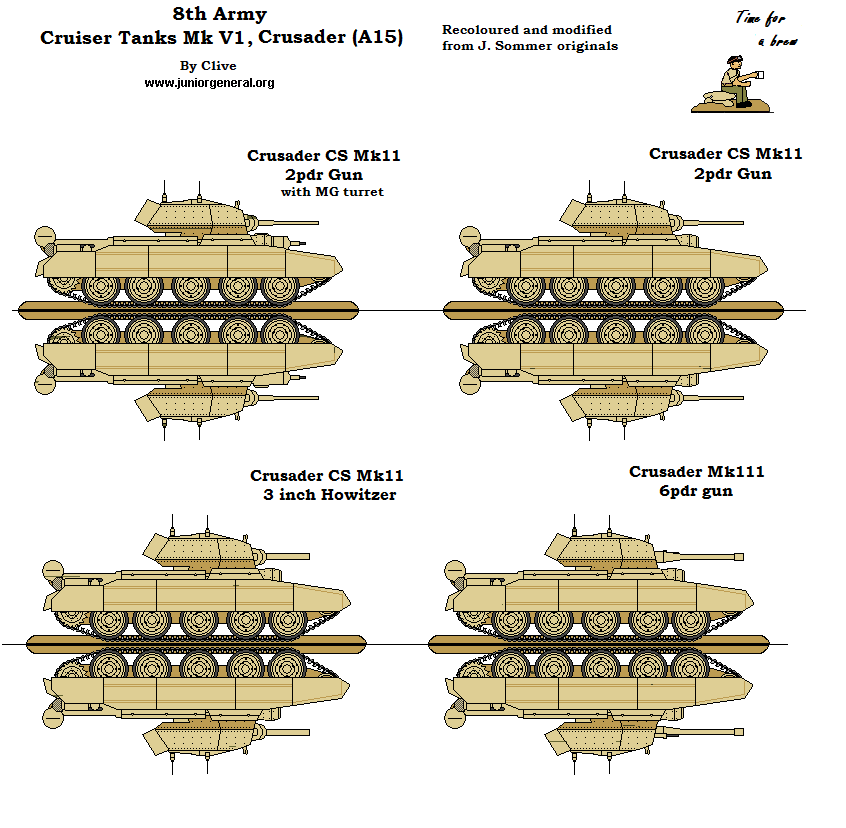 Cruiser Mk VI Crusader (A15) Tanks 2