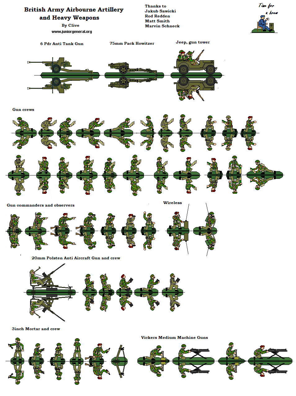 Airborne Artillery and Heavy Weapons