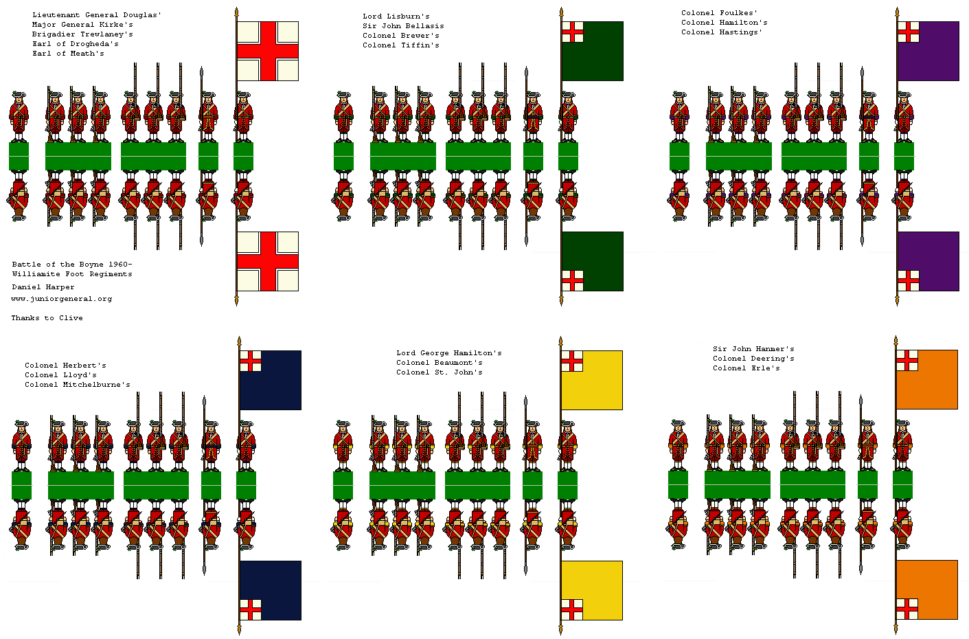 Williamite Infantry