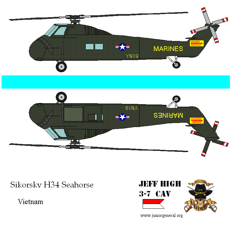 Sikorsky H34 Seahorse Helicopter