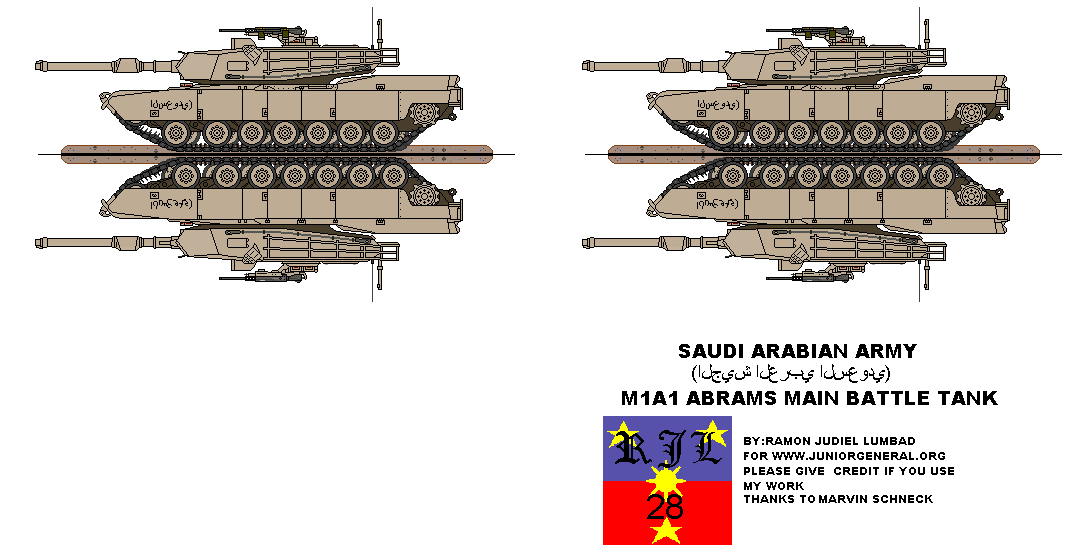 Saudi Arabia M1A1 Abrams Tank