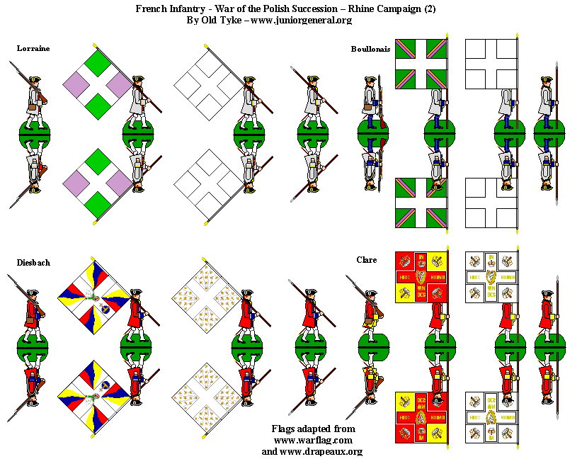 French Infantry - War of Polish Succession (1734) 1