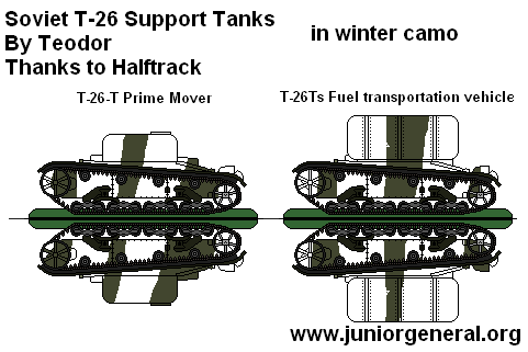 Soviet T-26 Support Tanks