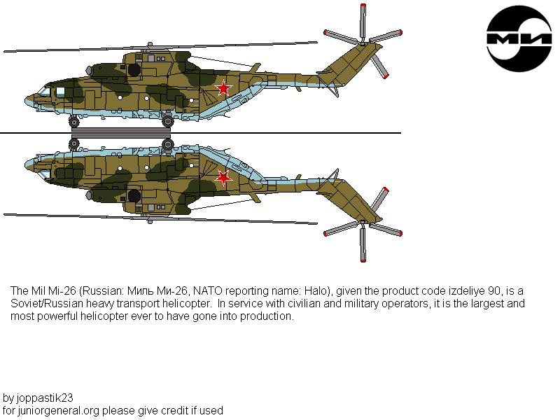 Russian Mil Mi-26 Helicopter