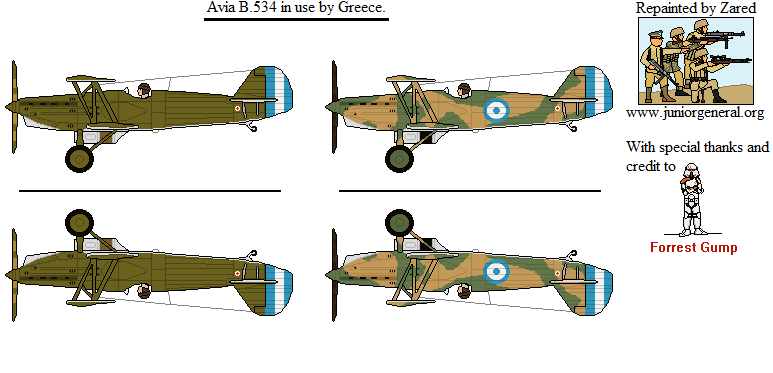 Greek Avia B534