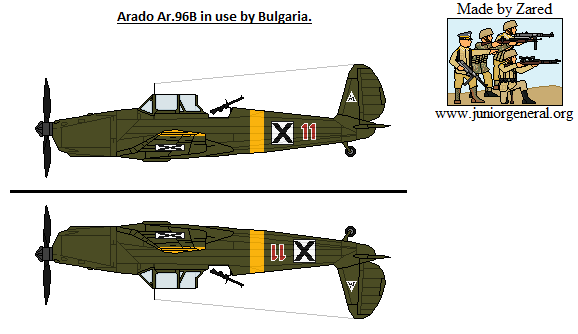 Bulgarian Arado Ar 96B