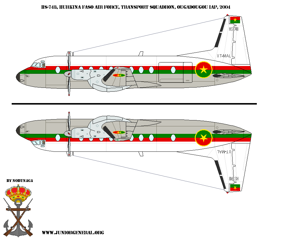 Burkina Faso HS-748 Aircraft