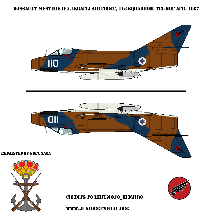 Israeli Dassault Mystereiva Aircraft