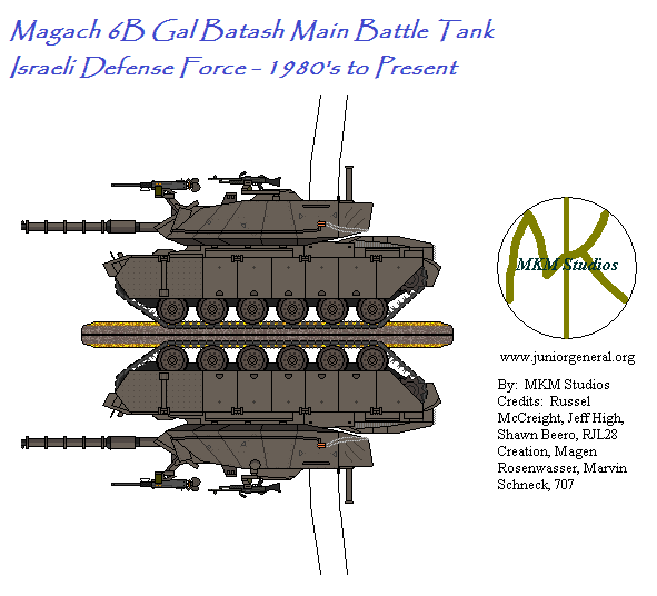 Israeli Magach 6B Gal Batash Tank