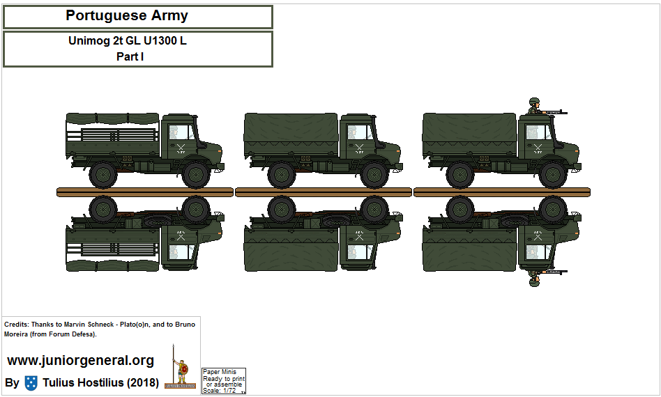 Portuguese Army Unimog Truck