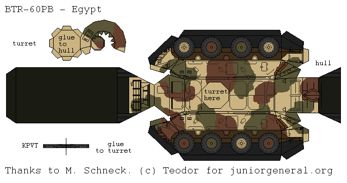 Egypt BTR-60PB (3D Fold Up)