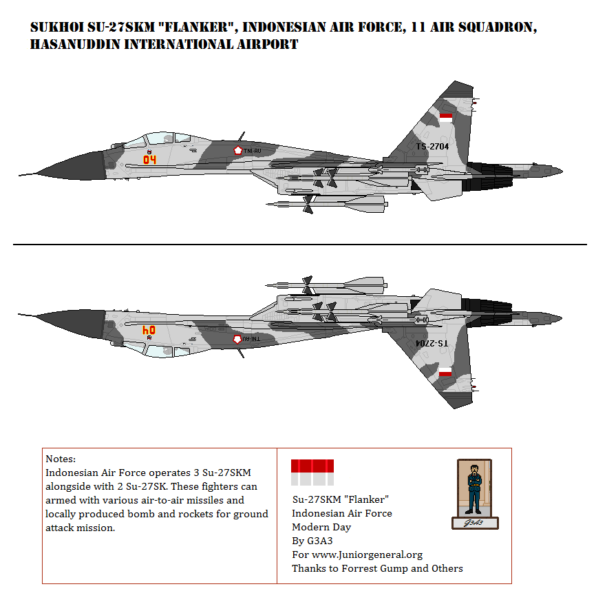 Indonesian Su-27SKM Flanker