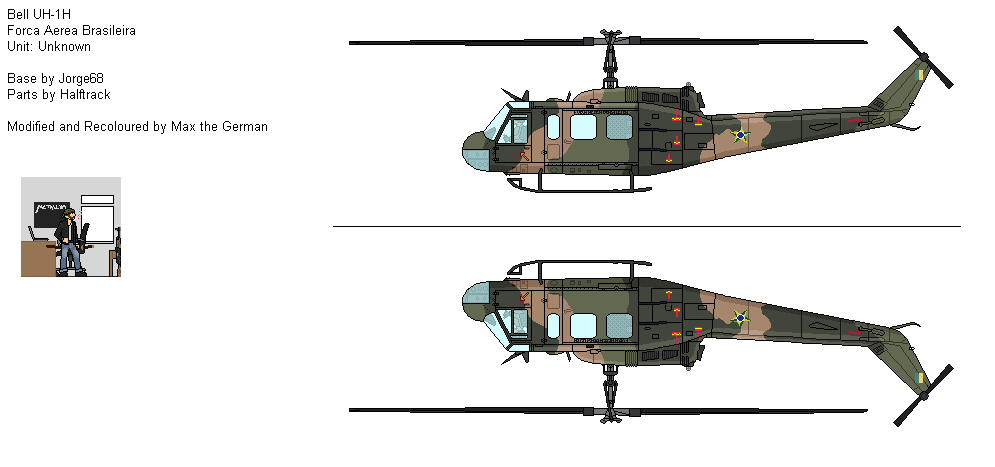 Brasil Bell UH-1H Helicopter