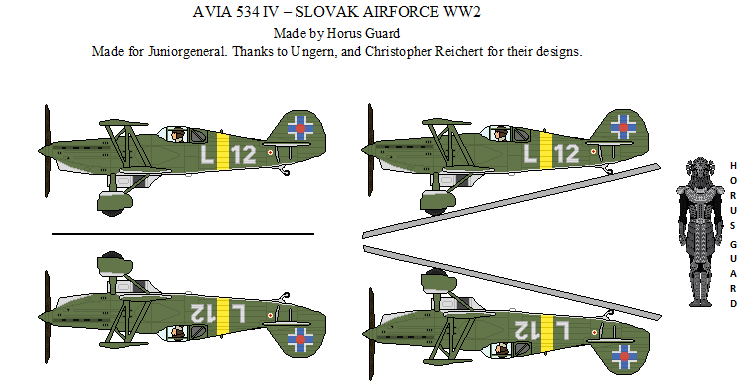 Slovakian Avia 534 IV Aircraft