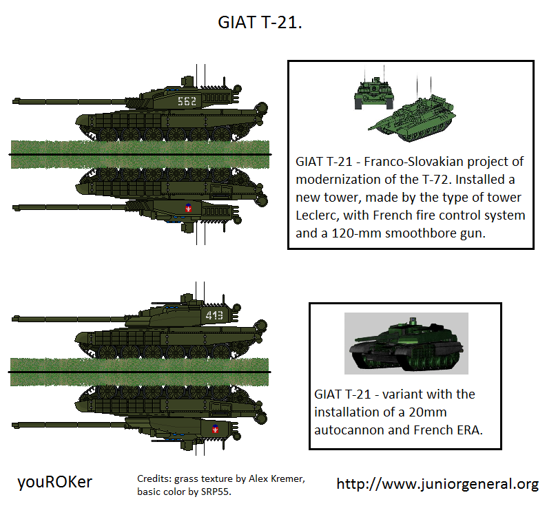 GIAT T-21 Tank