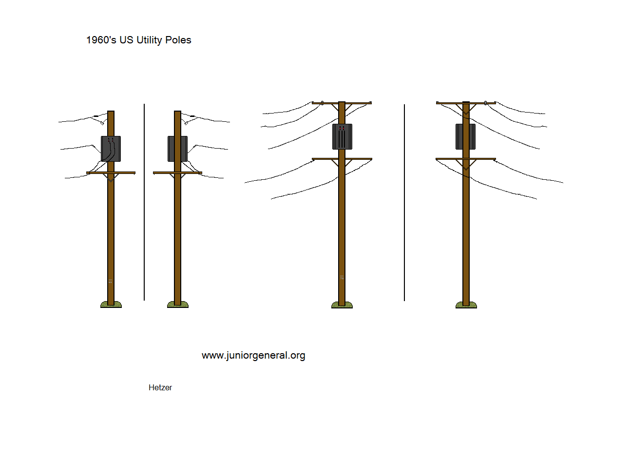 US Utility Poles (1960's)