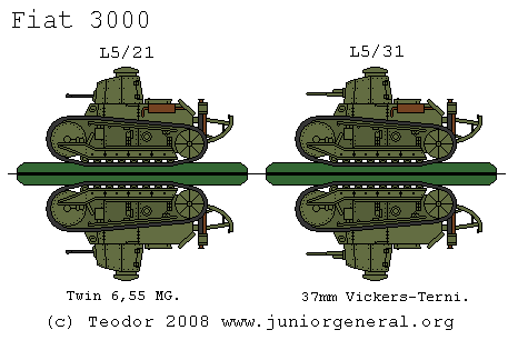Fiat 3000 Tank