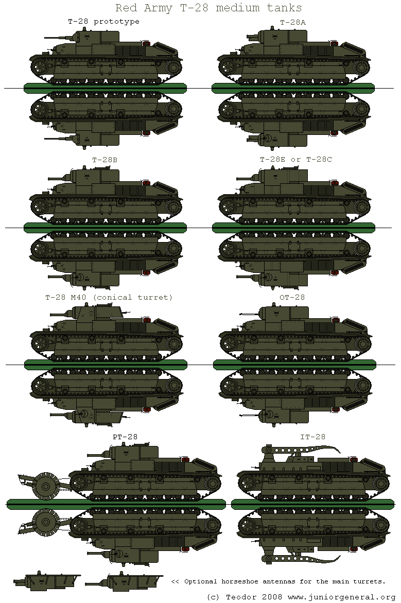 T-28 Tanks