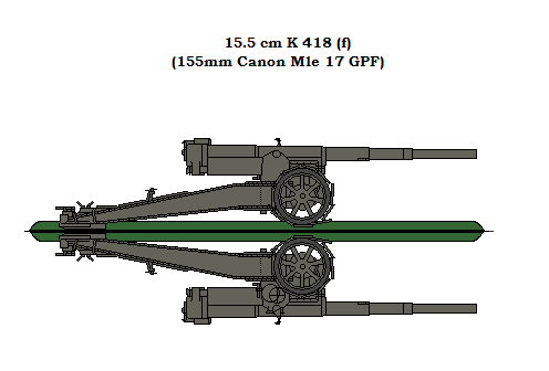 155mm K418 Artillery