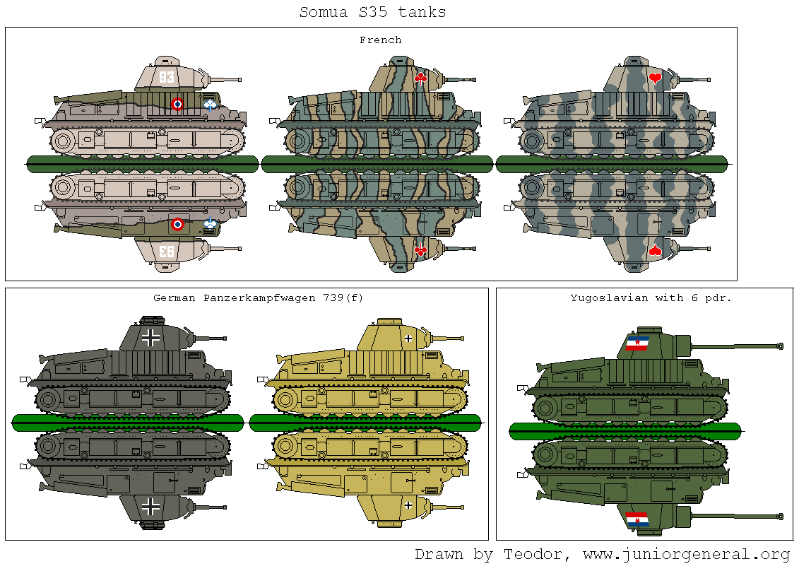 Somua S35 Tanks
