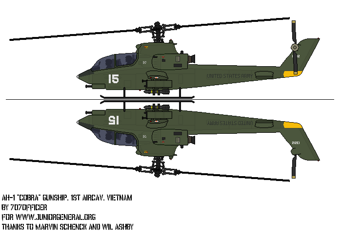 American AH-1 Cobra Gunship