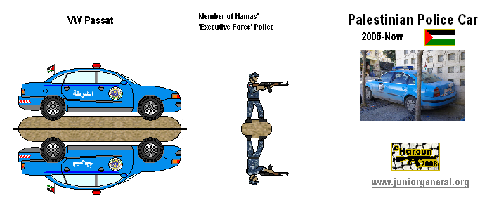 Palestinian Police Car