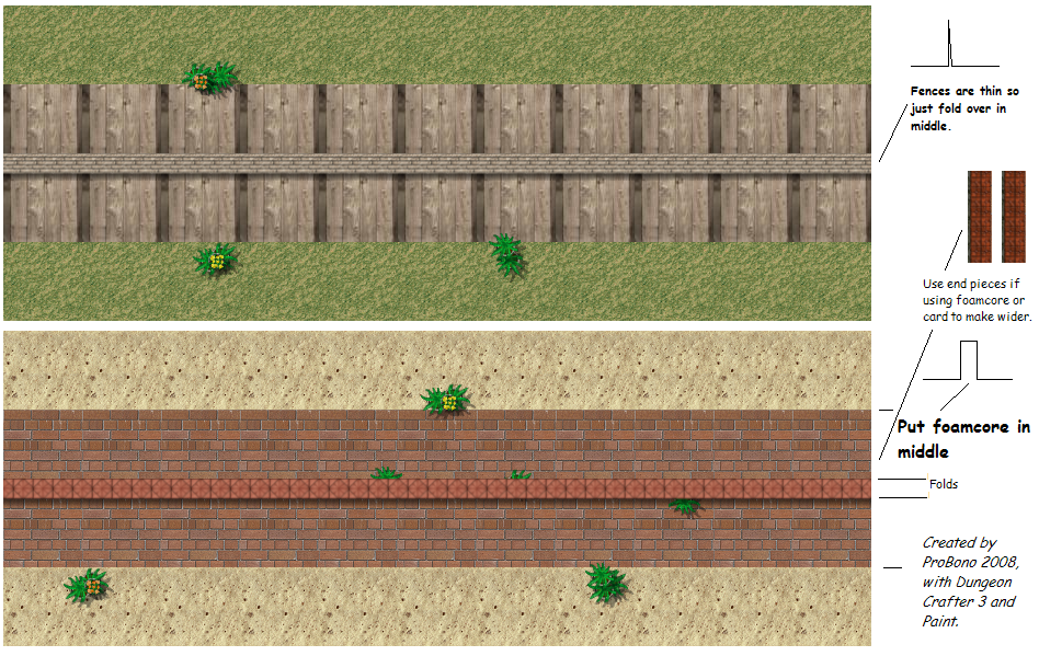Wall & Fence (3D)