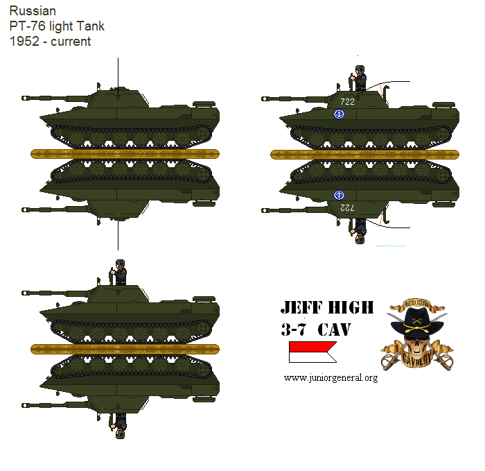 Soviet PT-76 Light Tank