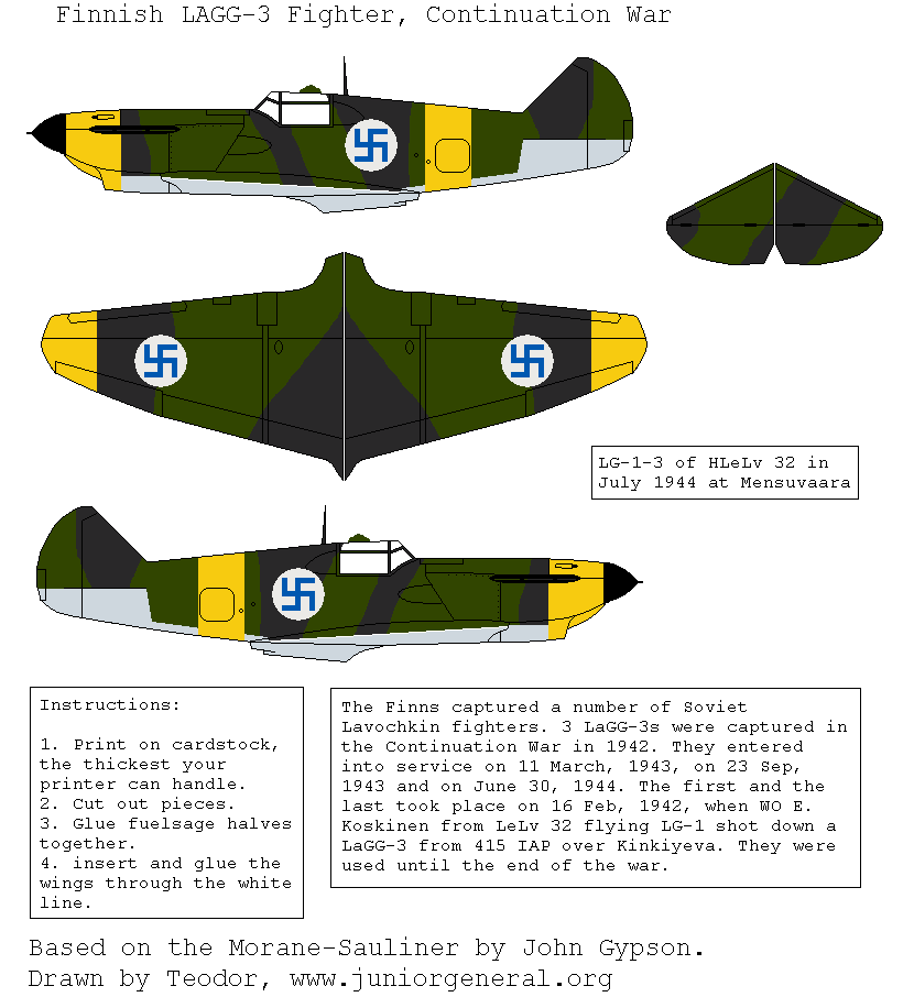 Finnish Lagg-3 Fighter