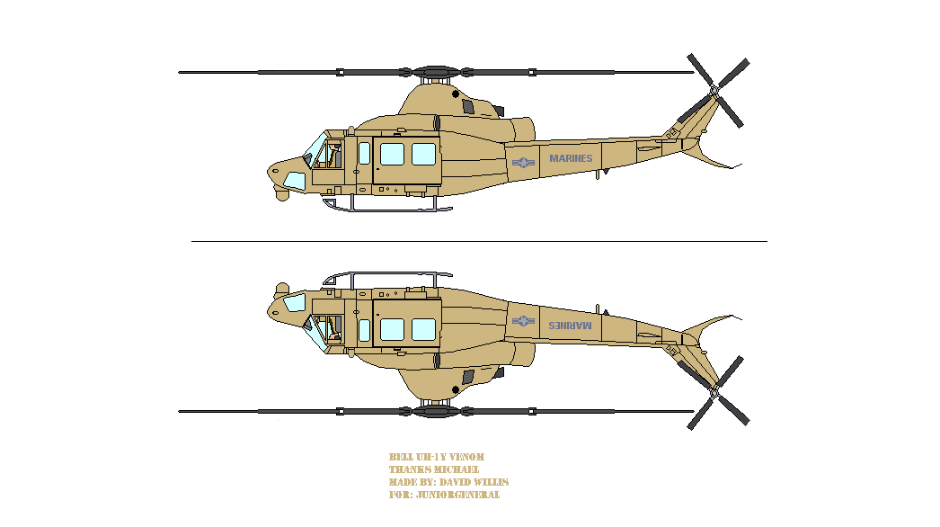 Bell UH-1 Y Venom Helicopter