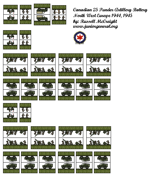 Canadian 25 Pdr Artillery Battery