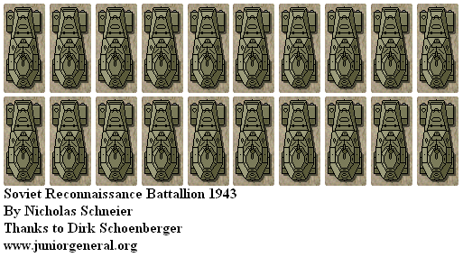 Soviet Recon Battallion 1943