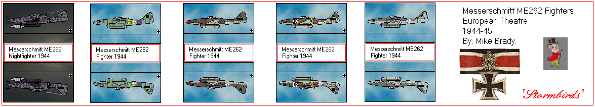 German Me-262 Fighters