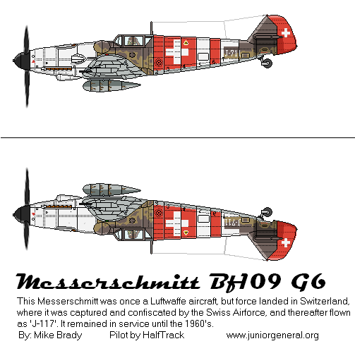 Swiss Messerschmitt Bf-109 G6