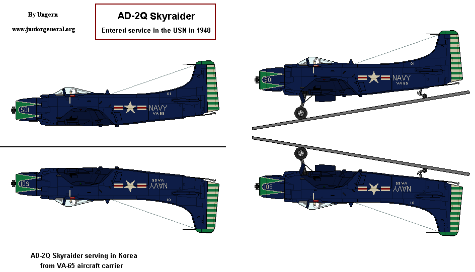 US AD-2Q Skyraider